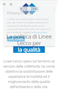 Mobile Screenshot of lineelecco.it